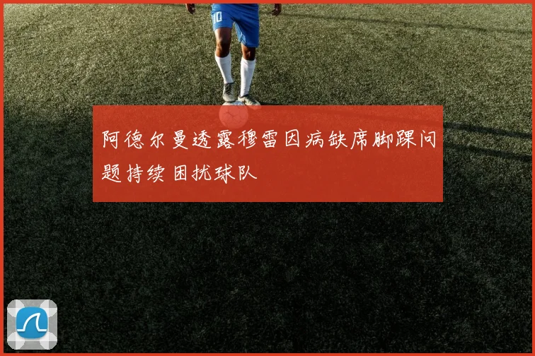 阿德尔曼透露穆雷因病缺席脚踝问题持续困扰球队
